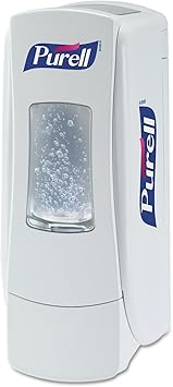 Purell进口代理批发 PURELL ADX-7 推式洗手液分配器，白色，适用于 700 mL PURELL ADX-7 洗手液补充装（1 件装） - 8720-06