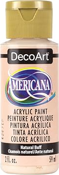 DecoArt进口代理批发 DecoArt Americana 丙烯酸涂料，2 盎司，天然浅黄色