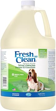 PetAg进口代理批发 Pet-Ag Fresh n Clean 燕麦 n 小苏打洗发水 - 热带清新香味（10:1 浓缩液） - 1 加仑 - 用维生素 E 和芦荟滋养干燥、发痒的皮肤 - 强化和修复 - 无皂