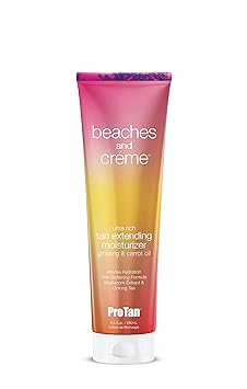 Pro Tan进口代理批发 Beaches & Creme 超浓郁棕褐色延展保湿霜 9.5 盎司