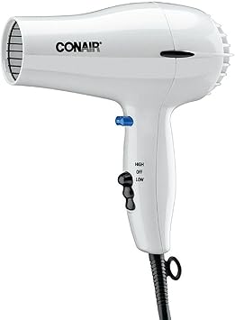 CONAIR进口代理批发 Conair 1875 瓦吹风机，白色 1 件（6 件装）