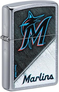 Zippo进口代理批发 Zippo MLB 迈阿密马林鱼队