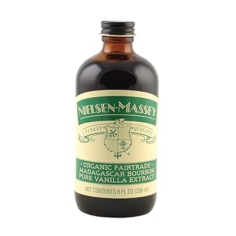 酷牌库|商品详情-Nielsen-Massey进口代理批发 Nielsen-Massey 有机公平贸易马达加斯加波本纯香草精，用于烘焙和烹饪，8 盎司瓶