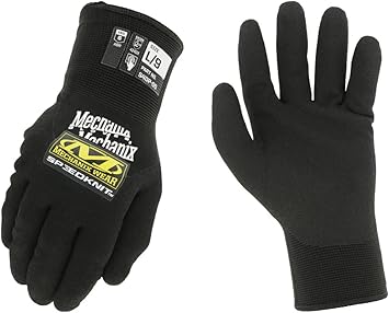 Mechanix Wear进口代理批发 Mechanix Wear SpeedKnit 保暖冬季工作手套，1 双 - 绝缘、防水、耐磨、防割，可触摸屏（黑色，大号）