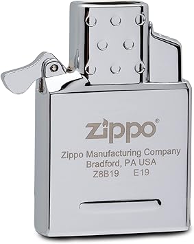 Zippo进口代理批发 Zippo 65827 丁烷打火机插件 - 双火炬，1.4 英寸长 x 0.5 英寸宽 x 2.1 英寸厚