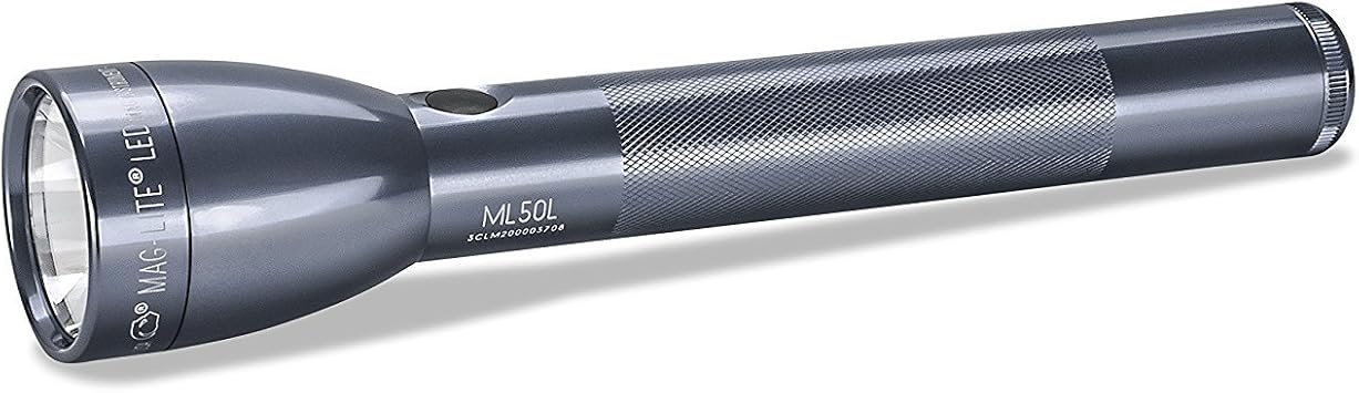 MagLite进口代理批发 Maglite ML50L LED 3 芯 c 手电筒，带展示盒，灰色