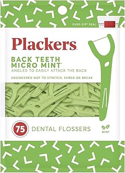 酷牌库|商品详情-Plackers进口代理批发 Plackers Back 牙齿微型薄荷牙线