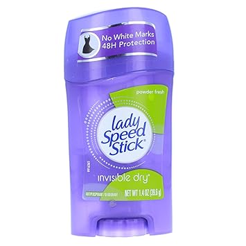 Lady Speed Stick进口代理批发 Lady Speed Stick 止汗除臭剂隐形干粉新鲜 1.40 盎司（4 件装）