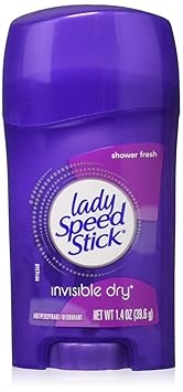 Lady Speed Stick进口代理批发 HealthBeauty 的 Lady Speed 除臭剂 1.4 盎司淋浴清新（6 件装）