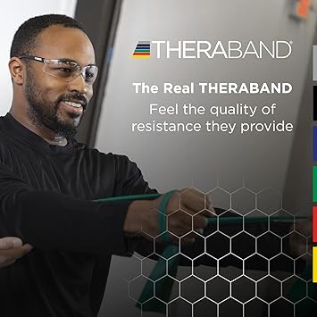 酷牌库|商品详情-Theraband进口代理批发 THERABAND 专业乳胶阻力带，单独 6 英尺弹力带作为运动器材，物理治疗，普拉提，家庭锻炼，6 英尺，多种颜色和阻力级别可供选择