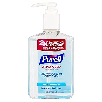 Purell进口代理批发 Purell 高级洗手液清爽凝胶 8 盎司