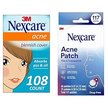 酷牌库|商品详情-Nexcare进口代理批发 Nexcare 痤疮覆盖物，皮肤覆盖物吸收堵塞毛孔中的脓液和油脂，合适的护肤品和薄而透明的痤疮贴片，皮肤覆盖物吸收堵塞毛孔中的脓液和油脂