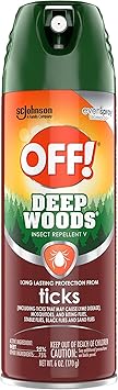 酷牌库|商品详情-OFF!进口代理批发 离开！ Deep Woods 驱蜱气雾剂 6 盎司（2 件装）