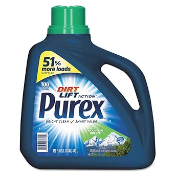 Purex进口代理批发 Purex 超浓缩洗衣粉，山风香味，150 盎司，4 件装