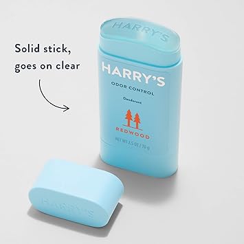 酷牌库|商品详情-Harry's进口代理批发 Harry's 男士除臭剂 - 气味控制除臭剂 - 不含铝 - 多件装 - 石头、紫苏、红木，2.5 盎司（3 件装）