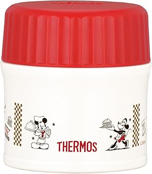 THERMOS进口代理批发 膳魔师真空保温食品容器迪士尼米奇米妮0.27L红白JBI-271DS R-WH