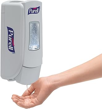 酷牌库|商品详情-Purell进口代理批发 PURELL ADX-7 推式洗手液分配器，白色，适用于 700 mL PURELL ADX-7 洗手液补充装（1 件装） - 8720-06