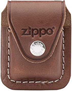 Zippo进口代理批发 Zippo 棕色打火机袋带夹子，棕色，LPCB