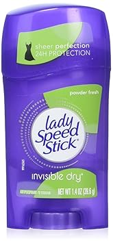 Lady Speed Stick进口代理批发 Lady Speed 除臭棒 1.4 盎司粉末清新隐形干爽