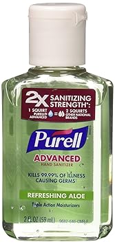 Purell进口代理批发 Purell 芦荟洗手液，2 液量盎司（6 件装）