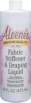 Aleene's进口代理批发 Aleenes 织物硬挺剂和悬垂液体，透明，16 盎司
