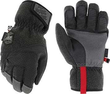 Mechanix Wear进口代理批发 Mechanix Wear：ColdWork WindShell 冬季工作手套，防风，配备 PrimaLoft 隔热、触摸功能冬季手套，适合中冷天气（黑色，大号）