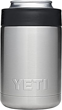 YETI进口代理批发 YETI 不锈钢 Rambler Colster 罐头和瓶架 银色 一种尺寸，12 盎司