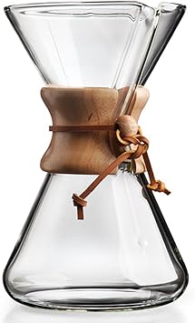 Chemex进口代理批发 Chemex 倾倒式玻璃咖啡机 - 手工吹制系列 - 8 杯