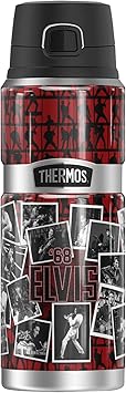 THERMOS进口代理批发 Elvis 官方 68 张照片 THERMOS STAINLESS KING 不锈钢饮料瓶，真空隔热和双层，24 盎司