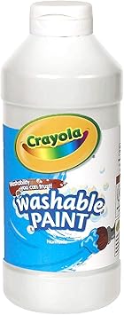 Crayola进口代理批发 Crayola 可洗油漆，白色，16 盎司