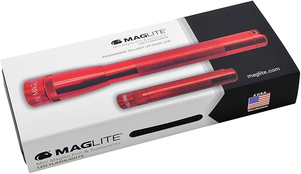 MagLite进口代理批发 MagLite Mini Pro 2AA LED 手电筒和 Solitaire AAA LED 手电筒 - 城市生活套件