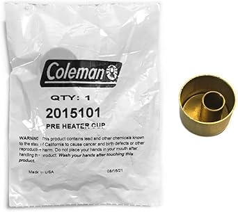 Coleman进口代理批发 适用于 Coleman 煤油灯笼的不适用灯笼预热器杯，金色