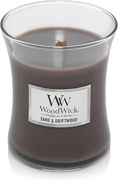 酷牌库|商品详情-WoodWick进口代理批发 Woodwick 5038581057965 蜡烛中号 沙子和浮木