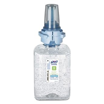 Purell进口代理批发 PURELL 870304CT 高级绿色认证即时洗手液补充凝胶，700 毫升（4 件装）