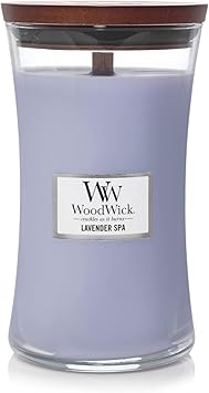 酷牌库|商品详情-WoodWick进口代理批发 WoodWick 薰衣草水疗中心 180 小时大型和晚间篝火 100 小时中型大豆蜡烛