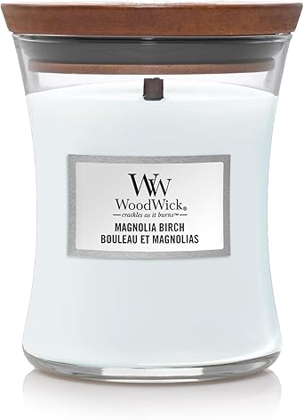 WoodWick进口代理批发 伍德威克木兰桦木香薰蜡烛 中号 275 克