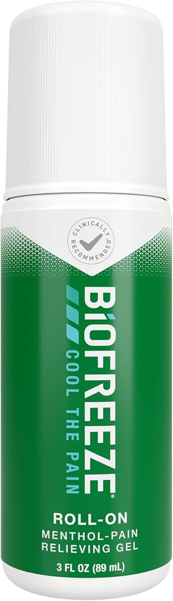 Biofreeze进口代理批发 Biofreeze 止痛凝胶，关节炎止痛，缓解膝盖和下背疼痛，缓解肌肉酸痛，缓解颈部疼痛，药剂师推荐，符合 FSA 资格，3 液量盎司 Biofreeze 薄荷醇凝胶