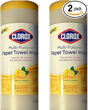 Clorox进口代理批发 THE CLOROX COMPANY Clorox 多用途纸巾湿巾，35 片（2 包）(32580)