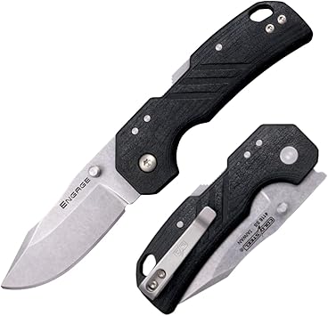 Cold Steel进口代理批发 Cold Steel Engage 2.5 英寸锋利 4116SS 刀片 3.5 英寸 GFN 手柄日常携带战术灵巧折叠刀带 Atlas Lock