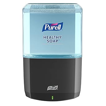 Purell进口代理批发 PURELL ES6 自动壁挂式洗手液分配器，石墨，兼容 1200 毫升 PURELL 健康肥皂补充装（1 件装） - 6434-01 - 由 GOJO, Inc. 制造