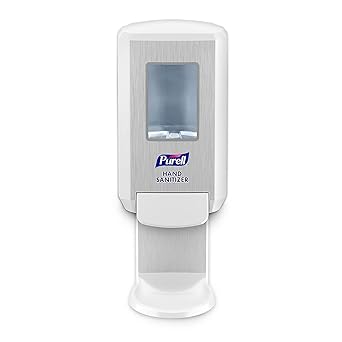 Purell进口代理批发 PURELL CS4 手动洗手液分配器，白色，适用于 1200 毫升 PURELL CS4 洗手液补充装（1 件装） - 5121-01