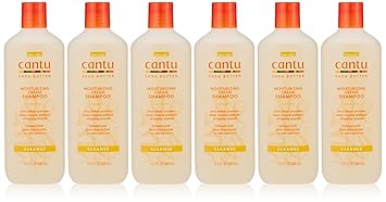 Cantu进口代理批发 Cantu 乳木果油洗发水保湿霜 13.5 盎司（399 毫升）（6 件装）