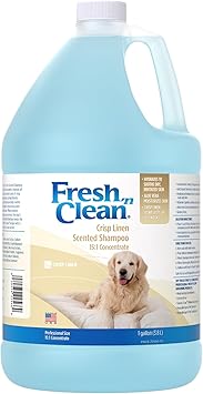 PetAg进口代理批发 Pet-Ag Fresh n Clean 清爽亚麻香味洗发水（15:1 浓缩液）- 1 加仑 - 含有维生素 E 和芦荟，可舒缓干燥、受刺激的皮肤 - 强化和修复皮毛 - 不含麸质