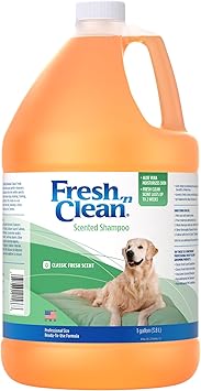 PetAg进口代理批发 Pet-Ag Fresh n Clean 香味洗发水，经典清新香味 - 1 加仑 - 用维生素 E 和芦荟滋润 - 强化和修复外套 - 不含肥皂