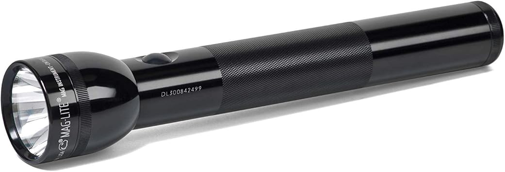 MagLite进口代理批发 MagLite - S3D015 Maglite 重型白炽 3 芯 D 型手电筒，带展示盒，黑色