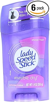 Lady Speed Stick进口代理批发 Lady Speed 除臭棒 1.4 盎司淋浴清新（41 毫升）