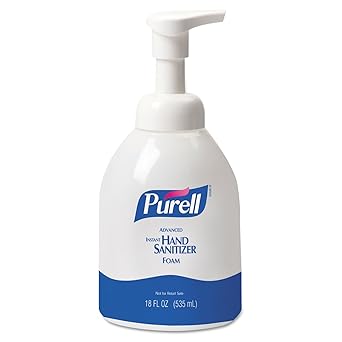 Purell进口代理批发 PURELL Healthcare 高级洗手液泡沫，清新香味，18 液量盎司泵瓶（4 件装）- 5792-04