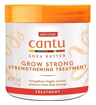 Cantu进口代理批发 Cantu 乳木果油 Grow Strong 强化护理 6 盎司（177 毫升）（6 包）