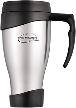 THERMOS进口代理批发 Thermos 泡沫旅行杯，1 件（1 件装），黑色