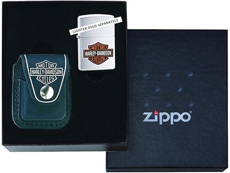 Zippo进口代理批发 Zippo 哈雷戴维森打火机袋礼品套装（不含打火机），黑色